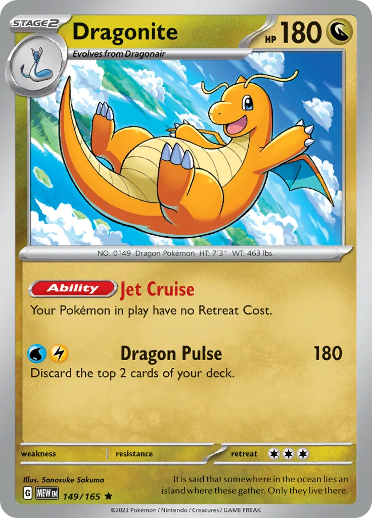 Dragonite - 149/165 NM (English)